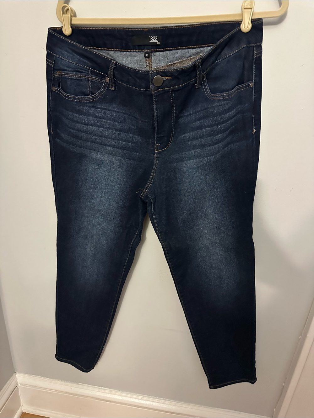 1822 Denim Women's Dark Blue Stretch Jeans